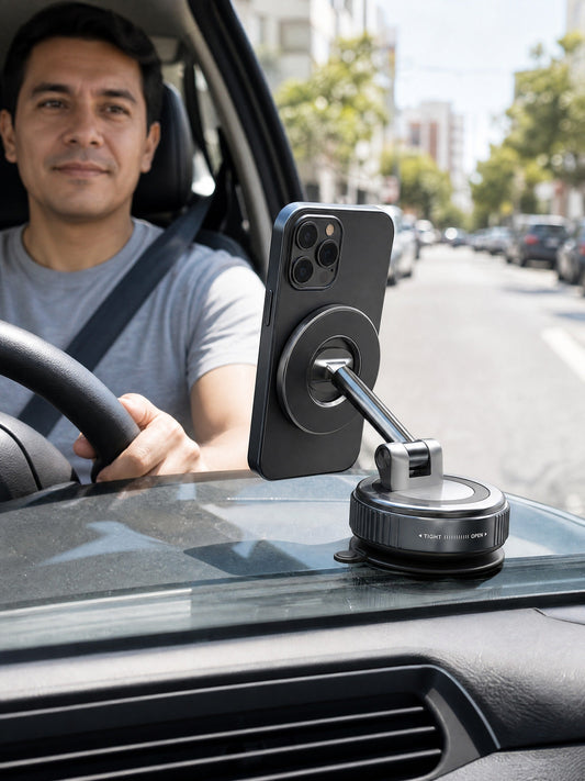 Soporte magnético de celular para auto
